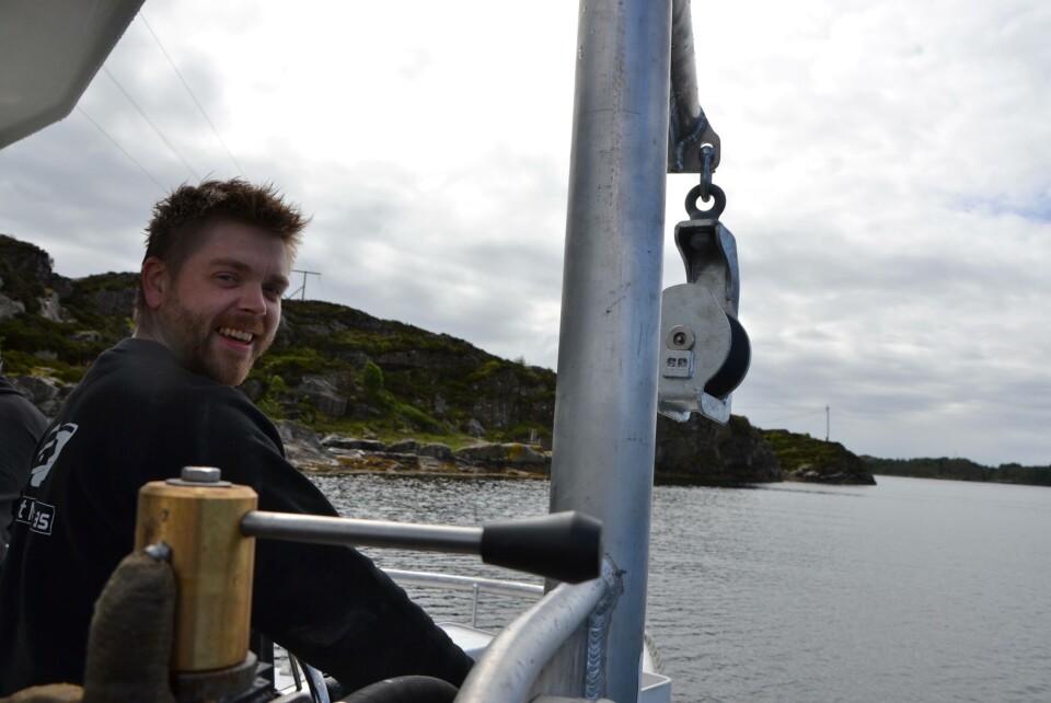 Henrik Hamre, daglig leder i Vest Marine har stor tro på et økende behov for båter til havbruksnæringen. Foto: Linn Therese S Hosteland.