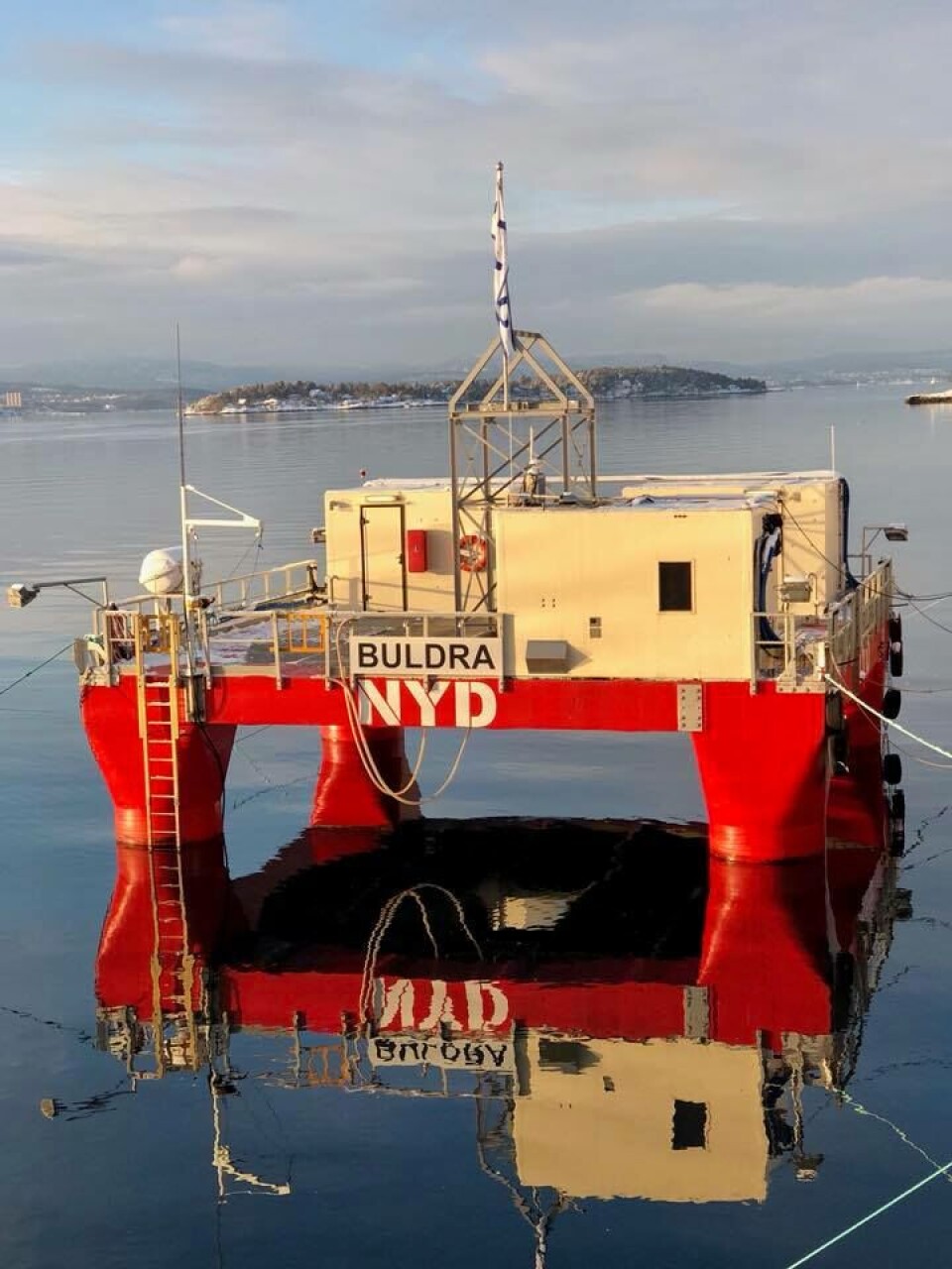 Dykkeriggen «BULDRA». Foto: Brødr. Hukkelberg