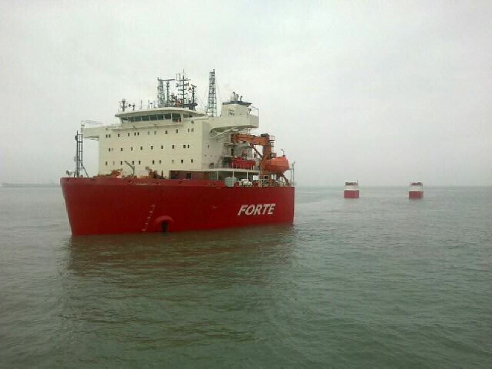 FORTE performing the submerging test