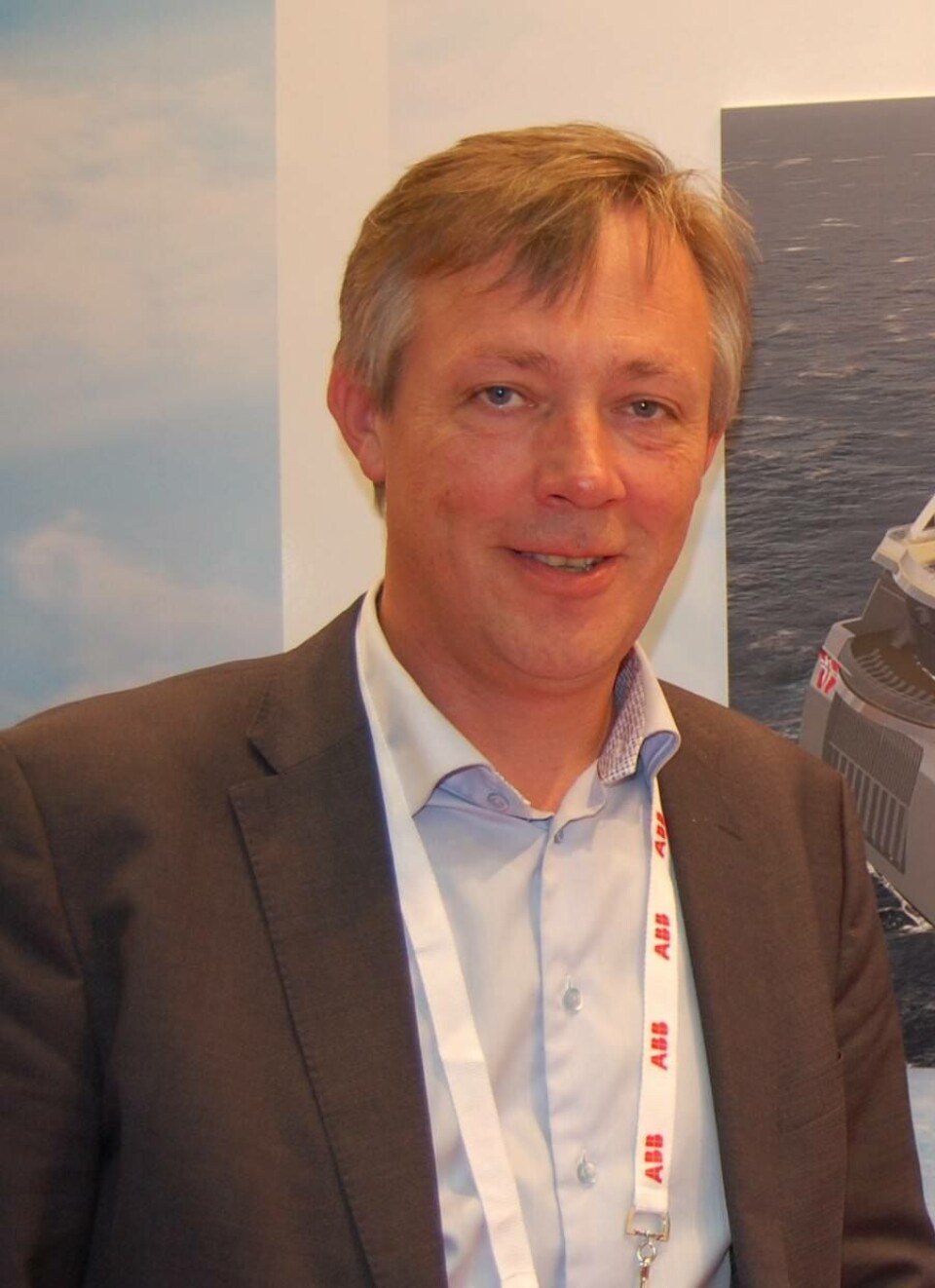 Administrerende direktør i Fosen Yard, Anders Straumsheim, mener det er et konkurransefortrinn å bygg skrog selv. Foto: Vibeke Blich