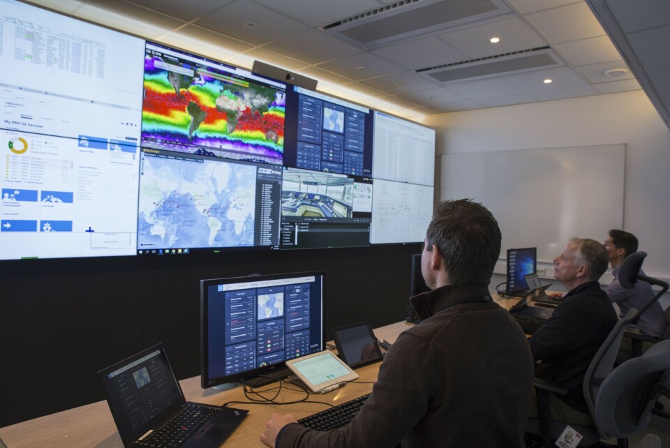 Fra sjette etasje i Grieg Gaarden kan vessel managerene følge med på alle de 33 skipene i flåten. Foto: Grieg Star