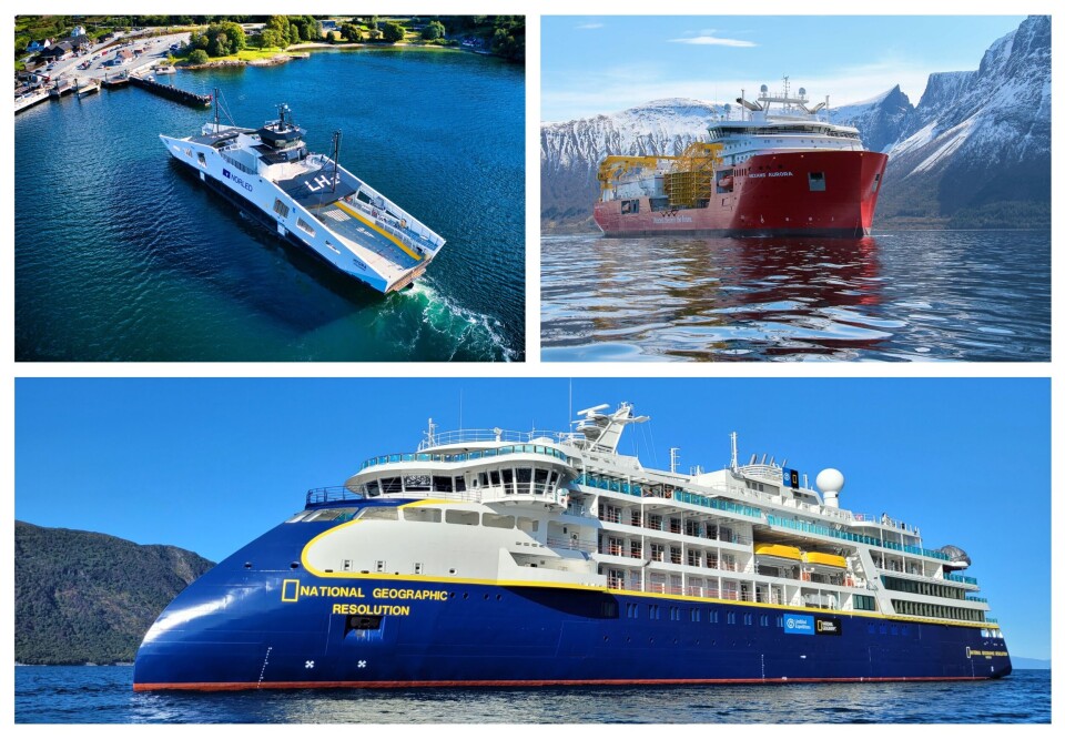 Et av disse fartøyene blir onsdag kåret til Ship of The Year. Foto: Norled, Ulstein Group