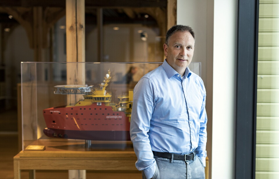 Håvard Framnes, investeringsdirektør i Johannes Østensjø dy AS og styremedlem i Hydrogenious LOHC Maritime. Foto: Østensjø Group