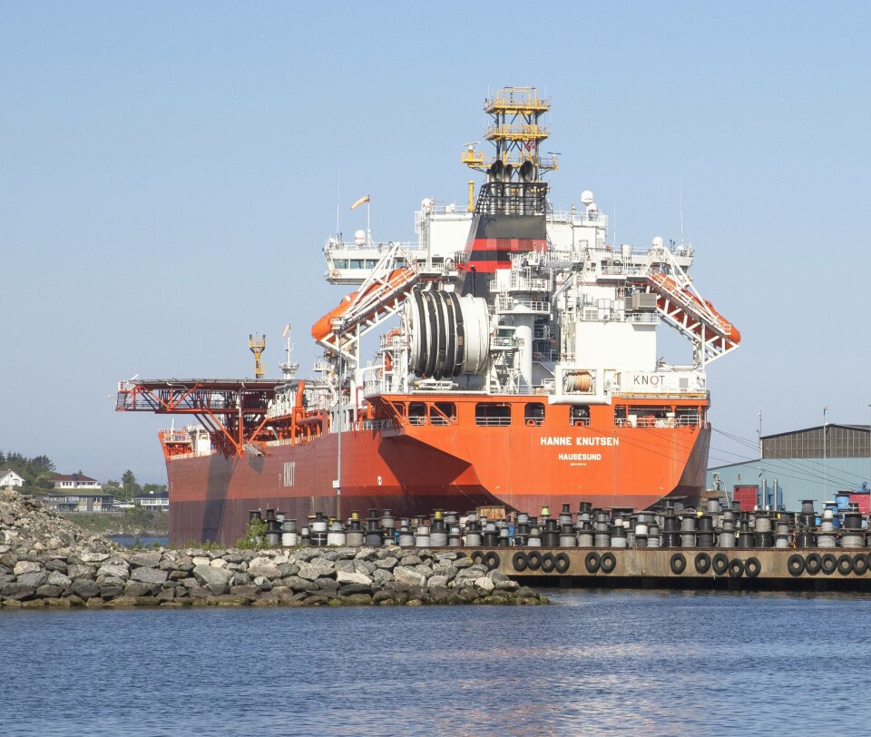 'Hanne Knutsen' ligger nå i Haugesund. Foto: Bjarte Amble