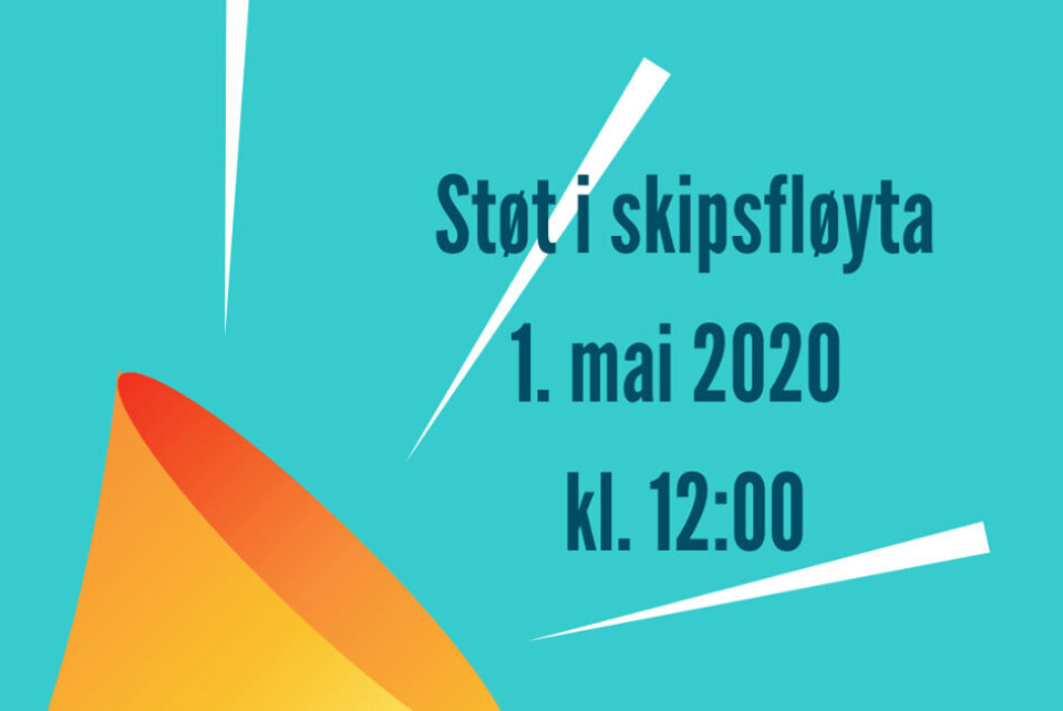 Klokken 12 fredag oppfordrer Rederiforbundet alle skip om å støte i fløyta. Illustrasjon: Norges Rederiforbund