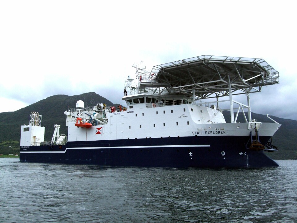'Stril Explorer' på prøvetur i 2010.