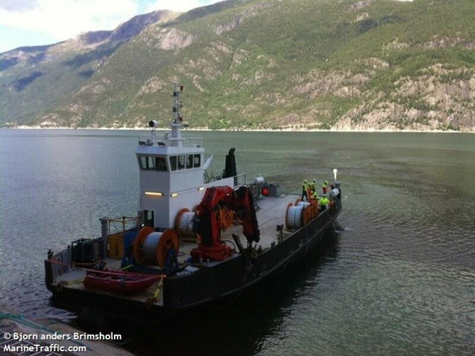 M/S Samba, rederiets første fartøy. Foto: Bjørn Anders Brimsholm