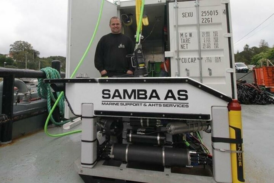 Daglig leder og prosjektleder Eirik Haugland er glad for at de nå har fått på plass «Fox Driller» og kan tilby denne typen borearbeid til deres kunder. Foto: Samba AS.