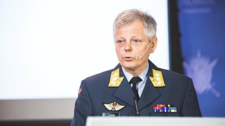 Morten Haga Lunde er ny i beredskapsavdelingen i Rederiforbundet. Foto: Foto: Mats Grimsæth/ Forsvaret