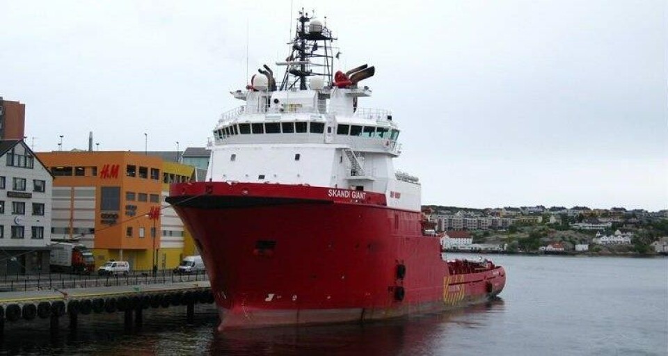 DOF har solgt «Skandi Giant» til en ikke oppgitt kunde. Foto: Marinetraffic