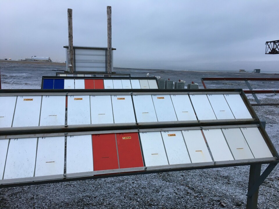 Så langt, har korrosjonsraten på Svalbard vært høyere enn forventet.