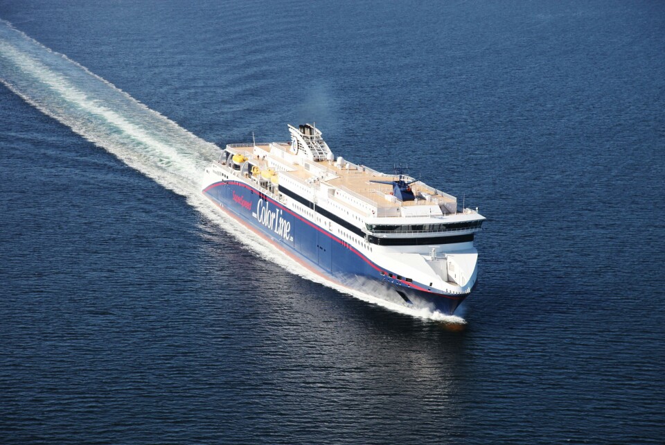 I perioden 16. til 27. mars skulle MS «SuperSpeed 1» opprinnelig ha gjennomgått ordinært dokkeopphold i Danmark, men har grunnet de inntrufne forholdene ligget til kai i Kristiansand. Foto: Kurt Engen.
