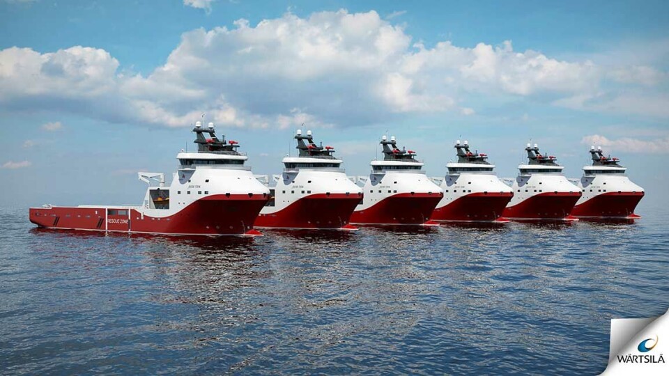 Seks av Siem Offshore sine nye supplyskip er designet av Wärtsilä Ship Design Norway på Fitjar.