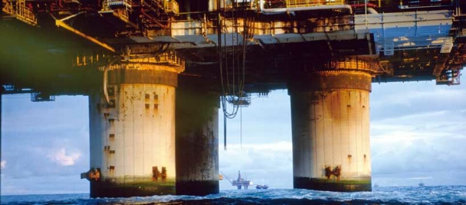 Statfjord A-plattformen. Foto:Øyvind Hagen/StatoilHydro