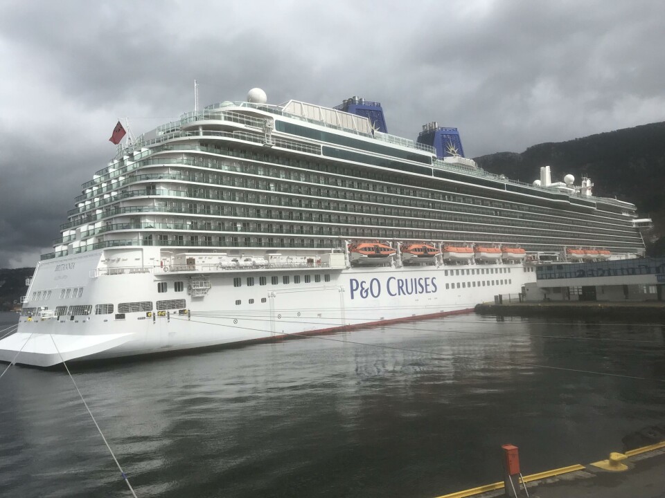 Cruiseskip er nå størst ved norske verft. Foto: Sigbjørn Larsen.
