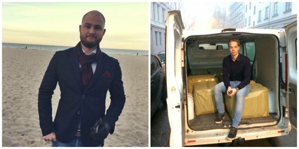 Marius Solevåg Molvær og Jørgen Nygård har drevet bedriften siden videregående. Foto: Privat