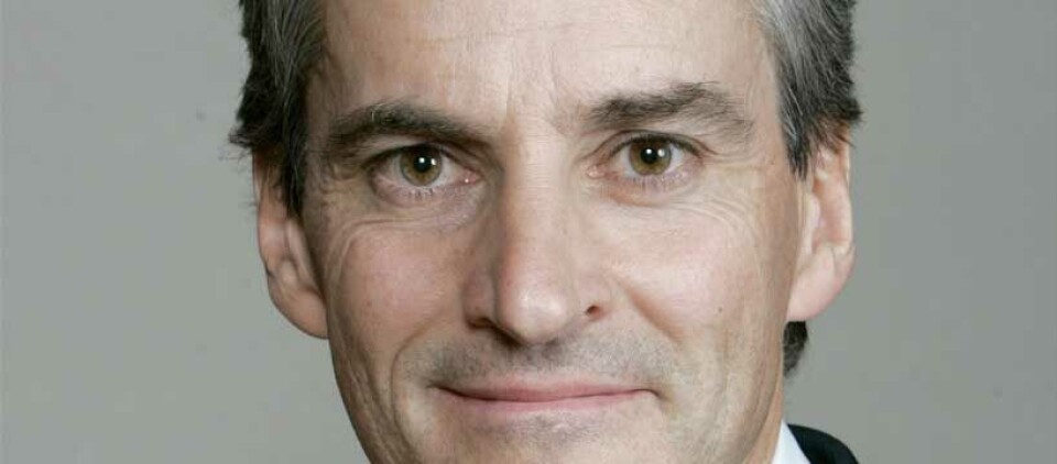 Utenriksminister Jonas Gahr Støre