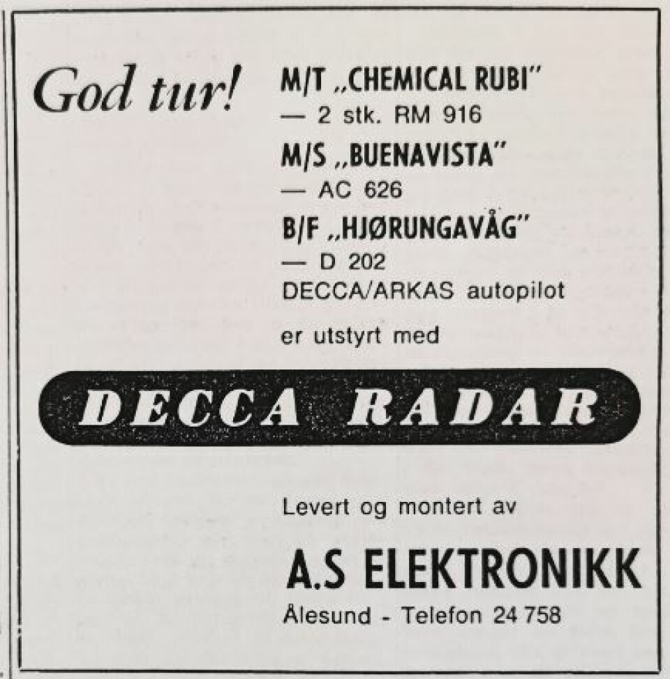 Faksimile fra Skipsrevyen nr. 1/1971