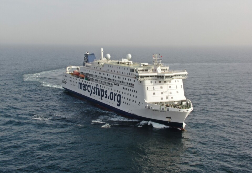 «Global Mercy» har bestått sjøtestene. Foto: Stena RoRo