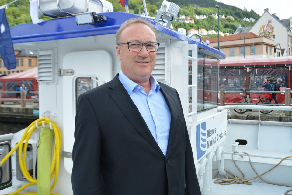 Ronald Hellenes, daglig leder Risnes Marine Craft AS. Foto: Therese Soltveit.