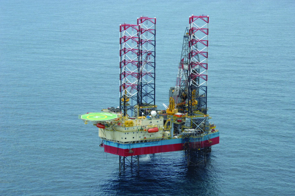 Molver Bags & Tags har levert til sin første rigg - jack-up riggen 'Maersk Convincer' som jobber utenfor Brunei. Foto: Maersk Drilling