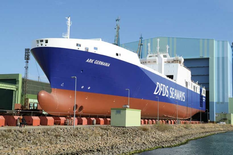 Roll-out at Volkswerft Stralsund