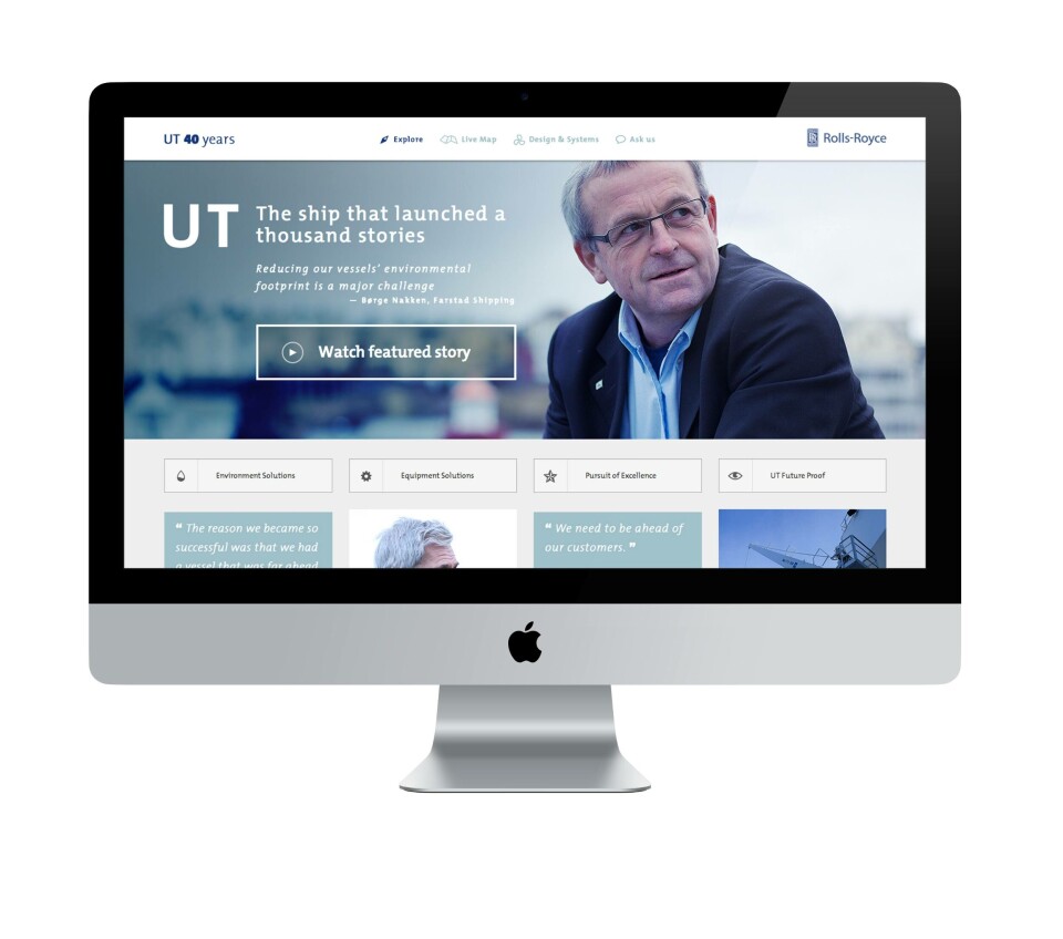 'The ship that launched a thousand stories.' Illustration: Rolls-Royce