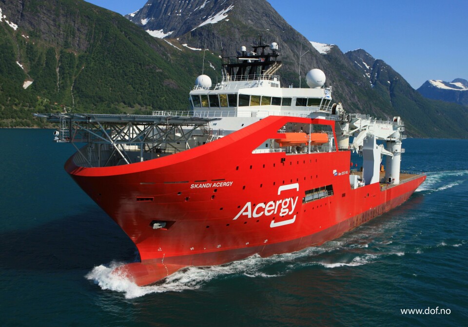 MS'Skandi Acergy'. Foto: Rederiet