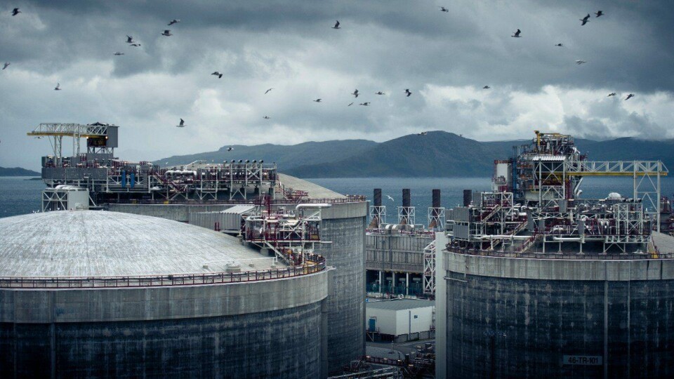 LNG-anegget på Melkøya. Foto: Ole Jørgen Bratland
