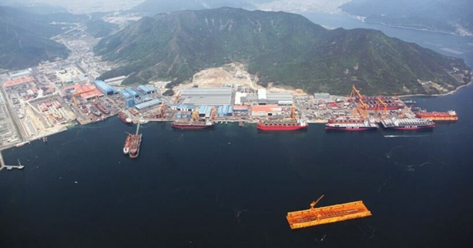 SungDong’s full shipyard layout. Sung Dong use AVEVA Marine throughout its four shipyards in Korea.