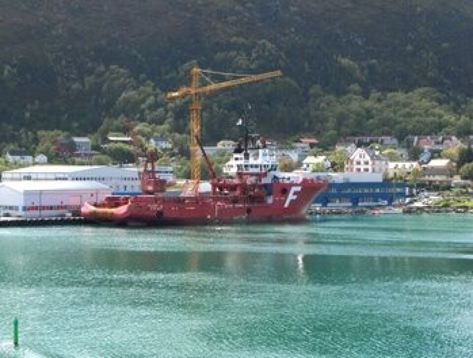 Anlegget til Skarbøvik Mekaniske ved Osholmen i Ålesund.