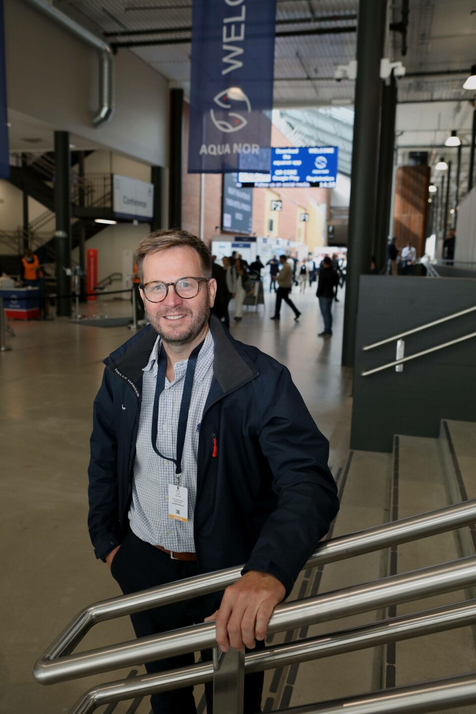 Salgssjef Bjørn Erik Eliassen i Skarpenord kan smile bredt etter å ha sikret en storkontrakt med Wärtsilä. Foto: Skarpenord