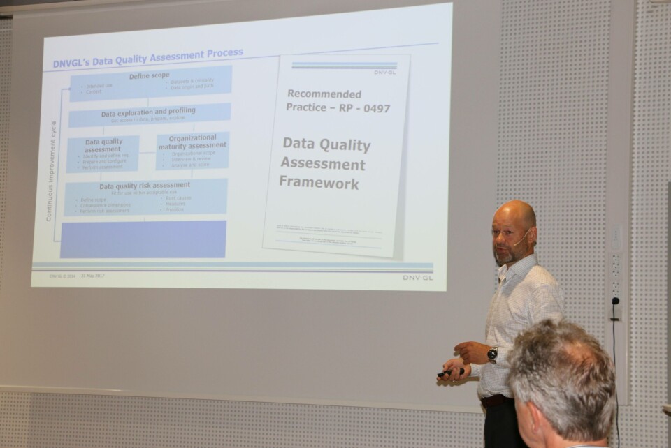 Tomas Tonstad ledet utviklingen av dokumentet 'Creating Value from Data in Shipping' for DNV GL. Foto: Vibeke Blich