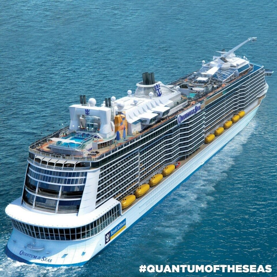Royal Caribbean signs contract for third Quantum-class cruise ship