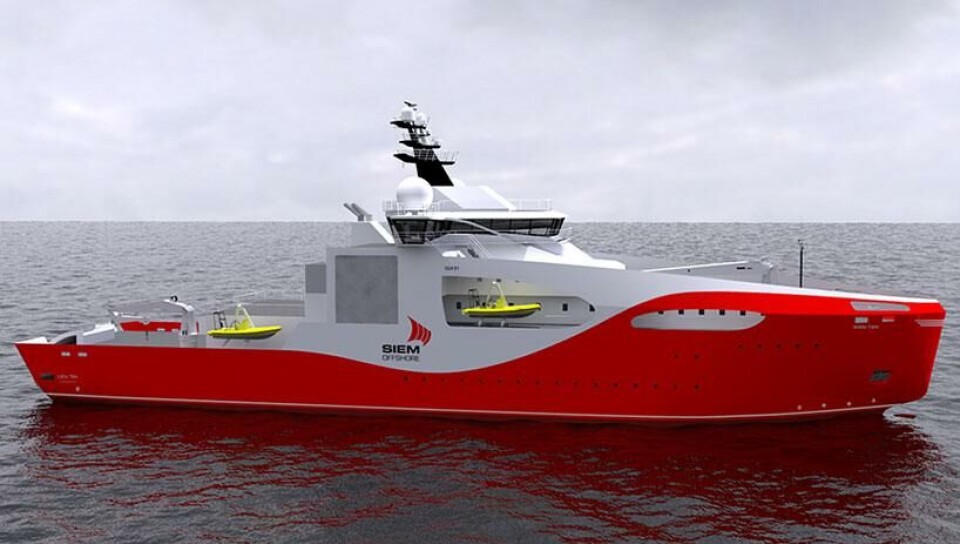 Siem Offshore CLV skipet som skal bygges i Polen.