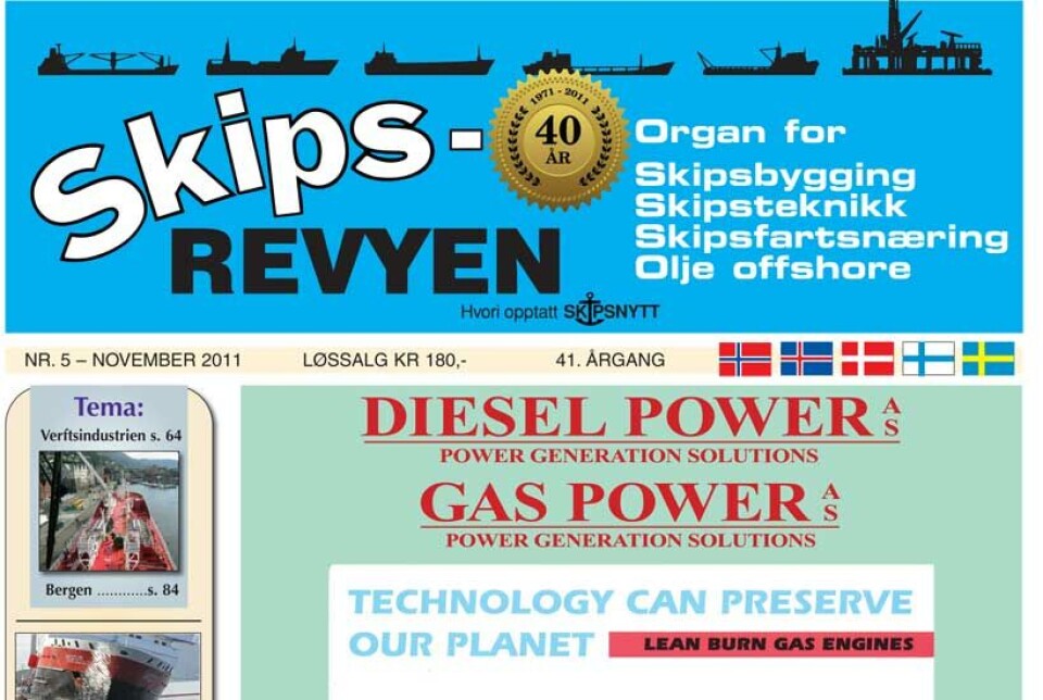 Skipsrevyen 5/2011 er underveis!