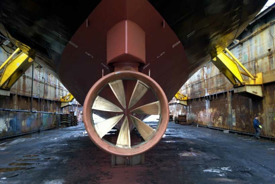 Den nye Azimuth RDT 1500, etter installasjon