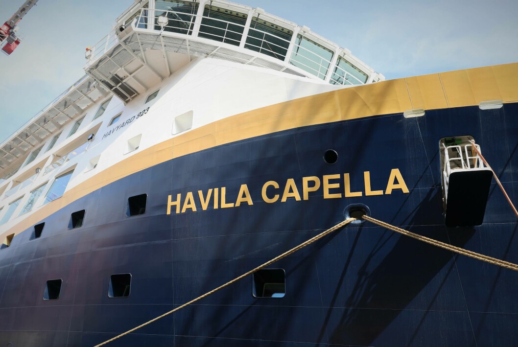 Tekniske problemer med «Havila Capella».