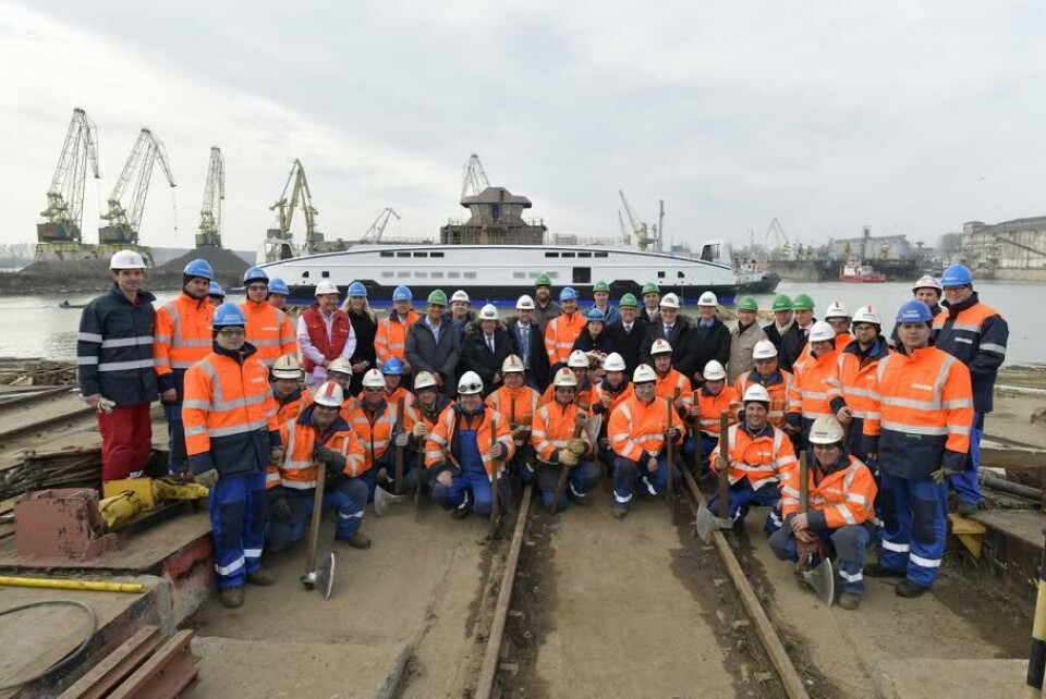 Damen i Nederland gikk med tap i 2018. Foto: Damen.