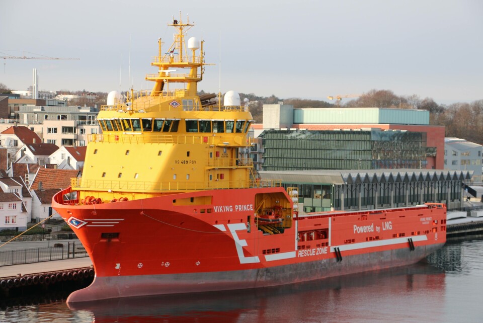 PSV’en “Viking Prince” går i oppdrag for Faroe Petroleum. Foto: Asle Strønen