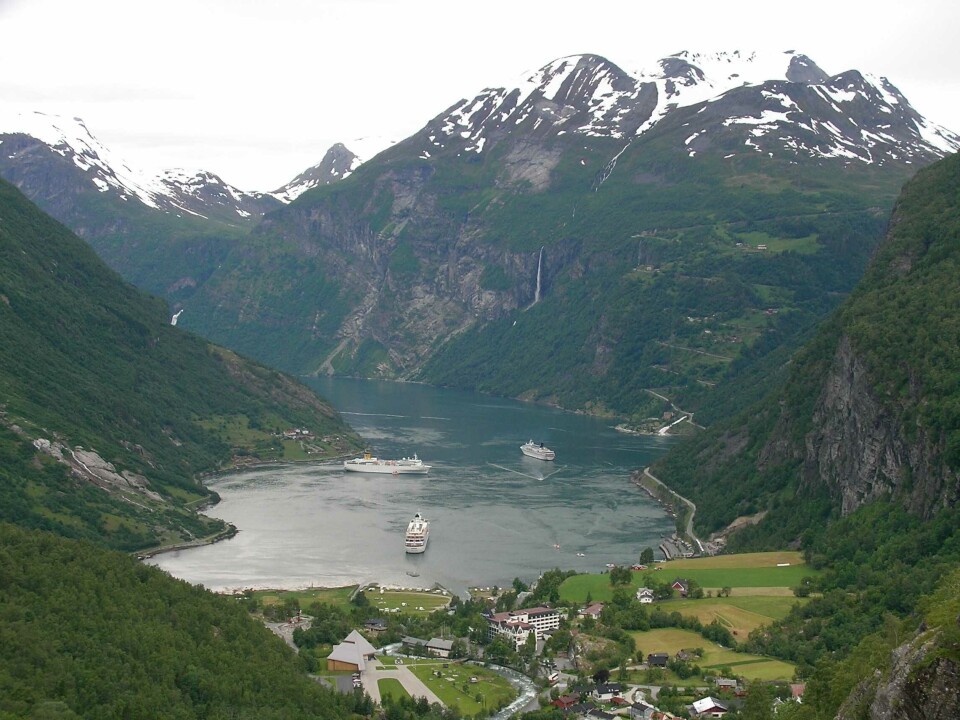 Geirangerfjorden. Foto: FataMorgana via Wikimedia Commons