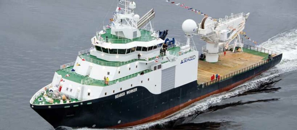 The Seabed Worker recovers large silver cargo from extreme depth in the Atlantic