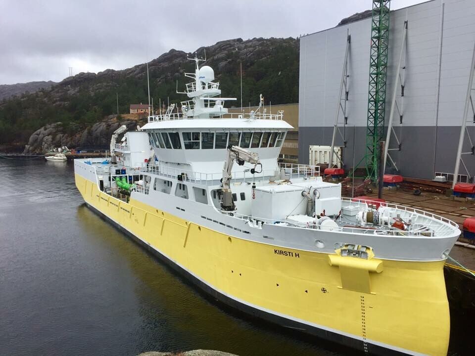 'Kirsti H', Solunds største prosjekt noensinne. Foto: Solund Verft/facebook