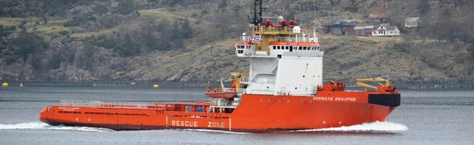 “Normand Draupne” er solgt til utlandet (29 år gammel). Foto: Solstad Offshore