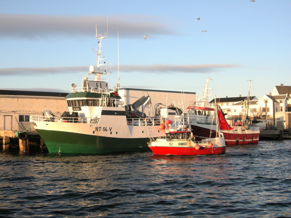 Kystfiskefartøy under levering på Røst. Foto: Jahn Petter Johnsen.