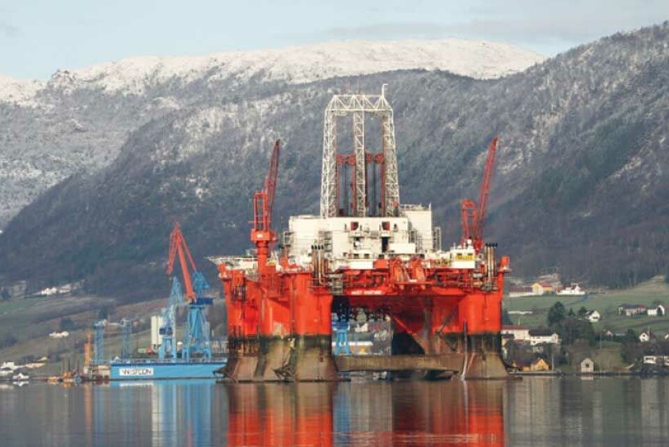 West Venture i Ølensvåg. Foto:Westcon