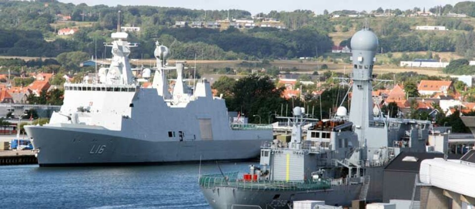 Ships should assemble and proceed in convoy through the Gulf of Aden, in a secure corridor with military protection. Photos shows the Danish frigate “HDMS Absalon”.