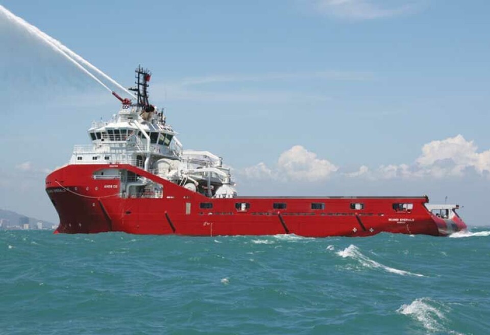 «Skandi Emerald» skal jobbe 60 dager for Shell Taranaki Foto: DOF
