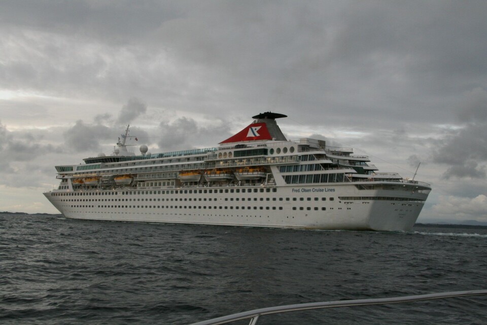 M/S 'Balmoral', ett av cruiseskipene i Fred. Olsen systemet. Foto: Asle Strønen
