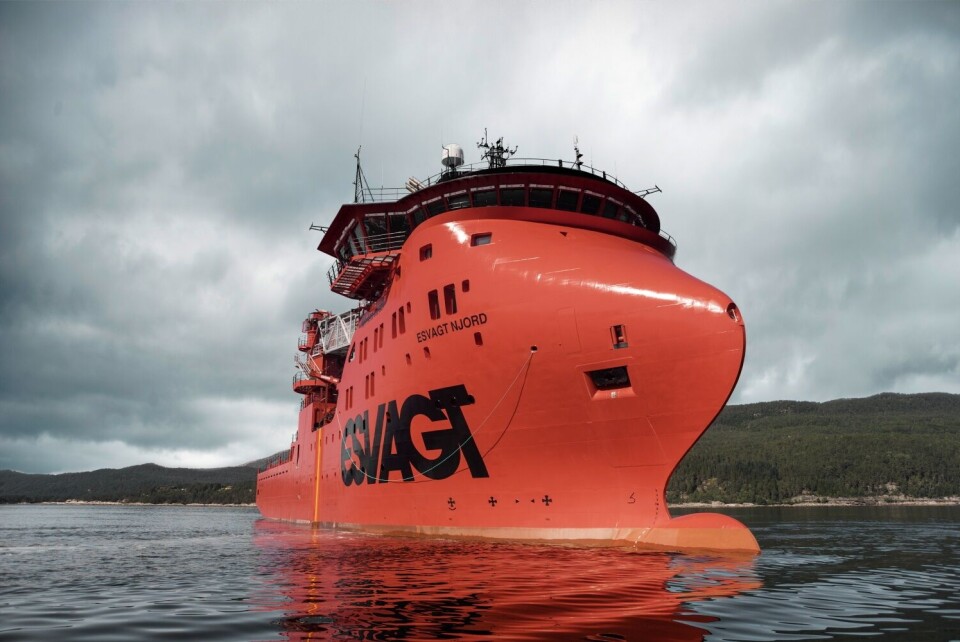 Esvagt har en flåte bestående av 42 fartøy og ca 900 ansatte. Foto: Esvagt